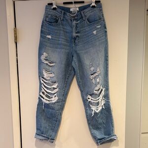 Pistola Light Blue Distressed Boyfriend Jeans